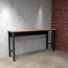 Manhattan Comfort Fortress Modern Garage Table in Charcoal Gray