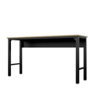 Manhattan Comfort Fortress Modern Garage Table in Charcoal Gray