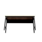 Manhattan Comfort Fortress Modern Garage Table in Charcoal Gray