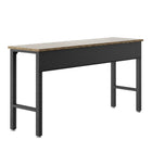 Manhattan Comfort Fortress Modern Garage Table in Dark Gray
