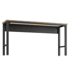 Manhattan Comfort Fortress Modern Garage Table in Dark Gray