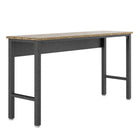 Manhattan Comfort Fortress Modern Garage Table in Dark Gray