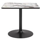 Zuo Caliza Dining Table Gray & Black