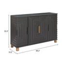 Zuo Trazo Cabinet Black