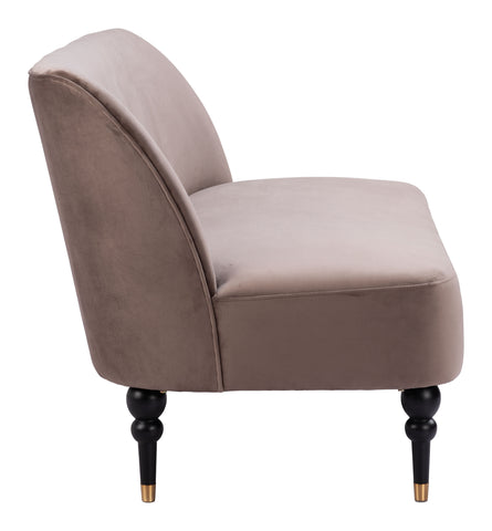 Zuo Bintulu Loveseat Taupe