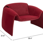 Zuo Horten Accent Chair Red