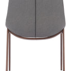 Zuo Magnus Dining Chair (Set of 2) Slate Gray & Walnut