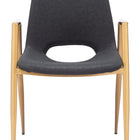 Zuo Desi Dining Chair (Set of 2) Black & Gold
