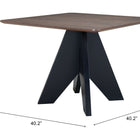 Zuo Lisse Square Dining Table Espresso