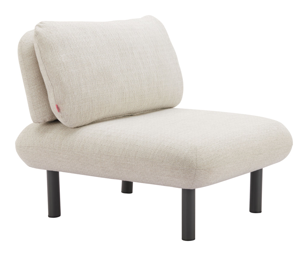 Zuo Aperto Accent Chair Beige