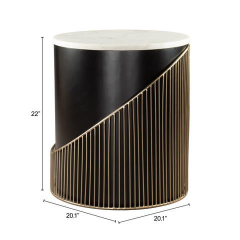 Zuo Tova Side Table Multicolor
