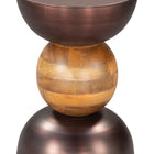 Zuo Tripoli Side Table Bronze