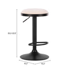 Zuo Rosco Barstool (Set of 2) White
