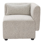 Zuo Simu Corner Chair Dune Greige
