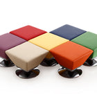 Manhattan Comfort Diamond Modern 7-Piece Accent Ottoman in Blue, Green, Orange, Purple, Red, Tan and Yellow