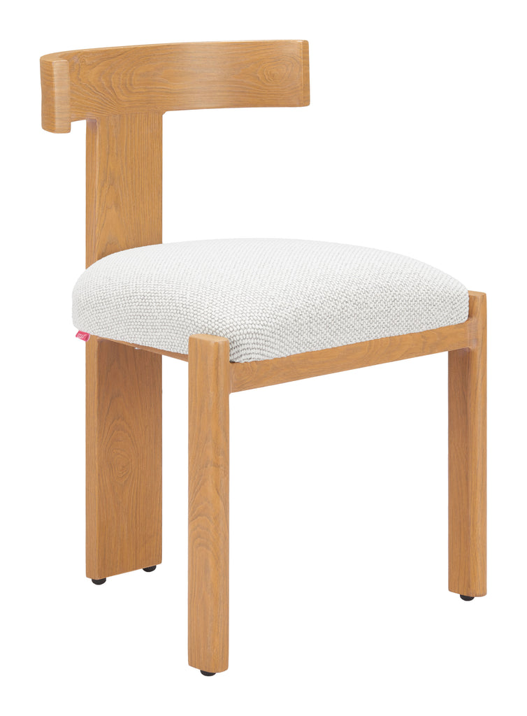 Zuo Tiana Dining Chair Natural & Beige
