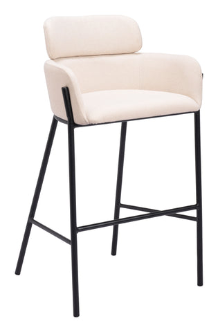 Zuo Bremor Barstool Beige