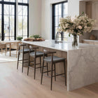 Zuo Tuzka Barstool (Set of 2) Gray & Espresso