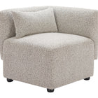 Zuo Simu Corner Chair Dune Greige