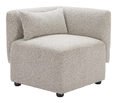 Zuo Simu Corner Chair Dune Greige