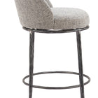 Zuo Nordhavn Swivel Barstool Gray