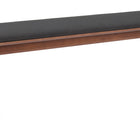 Zuo Kazwali Bench Black & Walnut