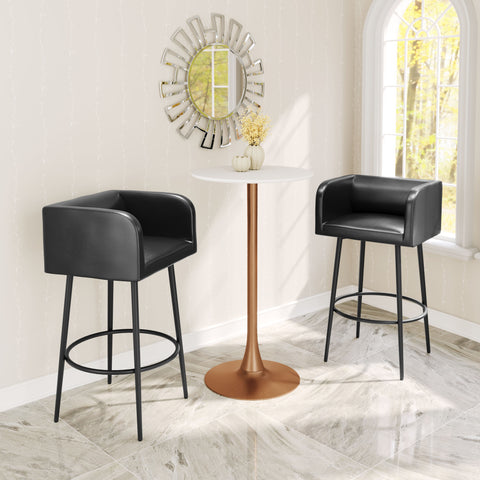 Zuo Horbat Barstool (Set of 2) Black