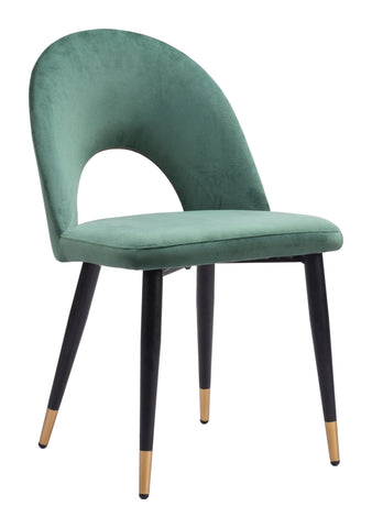Zuo Menlo Dining Chair (Set of 2) Green