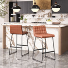 Zuo Pago Barstool (Set of 2) Brown