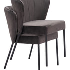 Zuo Aimee Dining Chair (Set of 2) Gray