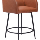 Zuo Horbat Counter Stool (Set of 2) Brown