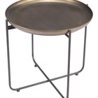 Zuo Bronson Side Table Bronze