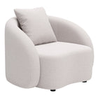 Zuo Sunny Isles Accent Chair Beige