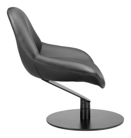 Zuo Poole Accent Chair Black