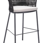 Zuo Freycinet Barstool (Set of 2) Black