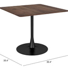 Zuo Molly Dining Table Brown