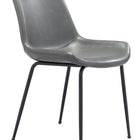 Zuo Byron Dining Chair (Set of 2) Gray