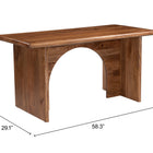 Zuo Luthien Desk Walnut