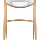Zuo Desi Barstool (Set of 2) White & Gold