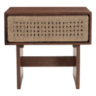 Zuo Amaria Nightstand Natural & Walnut