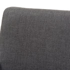 Baxton Studio Dorina Mid-Century Modern Dark Grey Fabric Upholstered and Walnut Brown Finished Wood 5-Piece Dining Set