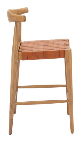 Zuo Bandani Counter Stool Tan