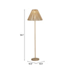 Zuo Lumika Solar Floor Lamp Beige