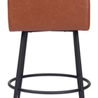 Zuo Horbat Counter Stool (Set of 2) Brown