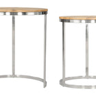 Zuo Bari Nesting Table Set (2-Piece) Natural