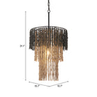 Zuo Bizu Ceiling Lamp Black & Beige