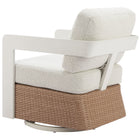 Zuo Gelo Swivel Chair White & Brown