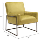 Zuo New York Accent Chair Olive Green