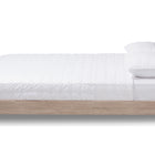Baxton Studio Jamie Modern and Contemporary Two-Tone Oak and Grey Wood Queen Size Platform Bed