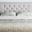 Baxton Studio Windsor Modern and Contemporary Greyish Beige Fabric Upholstered Queen Size Headboard